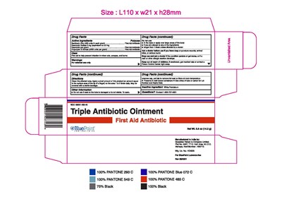 TRIPLE ANTIBIOTIC OINTMENT  Carton .5oz  Rev 09 2021